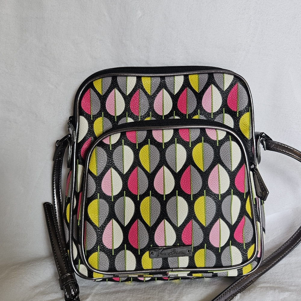 Vera Bradley Moon Drops Double Zip Crossbody Bag